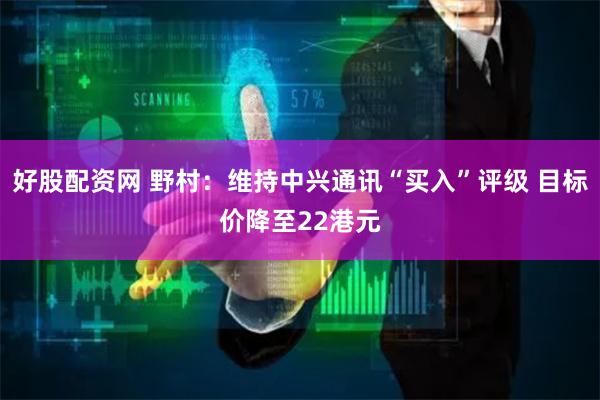 好股配资网 野村：维持中兴通讯“买入”评级 目标价降至22港元